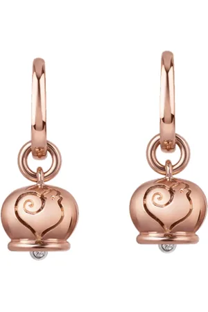 CHANTECLER Bell Earrings in Gold with Diamonds