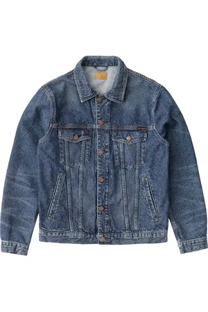 Nudie Jeans Denim Jackets, male, , XL, Robby Jacket Le Bleue Denim