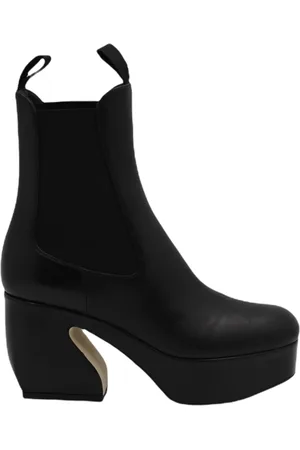 Sergio Rossi Heeled Boots, female, , 7 UK, Heeled Boots in and Grey