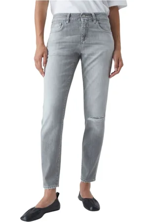 Closed Slim-fit Jeans, female, , W27, Slim-fit Grey Denim Jeans