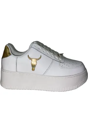 Windsor Women`s Bianca Contrast Logo Trainers - Size 40