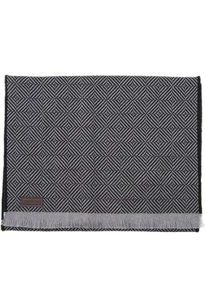 CANALI Winter Scarves, male, , ONE SIZE, Geometrical Fantasy Wool Scarf