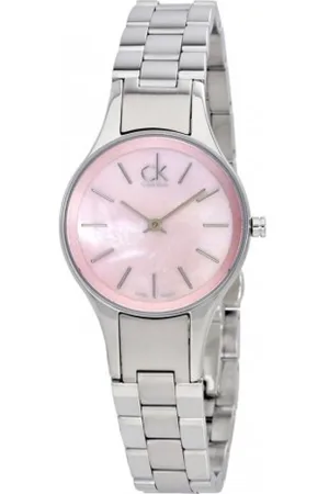 Calvin Klein Watches, female, , ONE SIZE, Simplicity Quartz Watch with Pink Dial and Stainless Steel Strap
