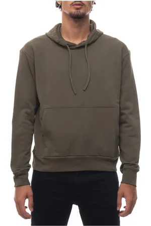 Hogan Hoodies, male, , 2XL, Black Cotton Hooded Sweatshirt