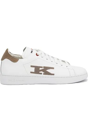 Kiton Sneakers, male, , 11 UK, Flexible Leather Trainers