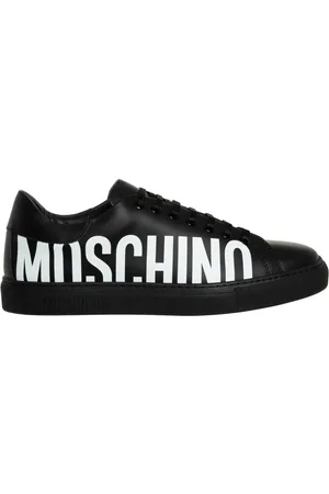 Moschino Sneakers, male, , 6 UK, Patterned Serena Trainers with Laces