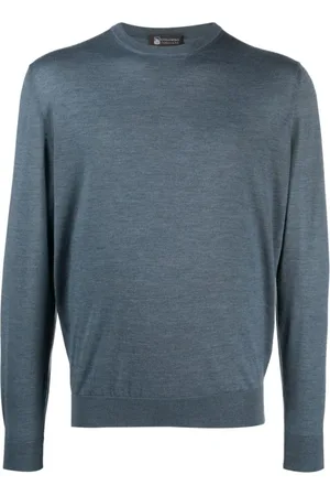 COLOMBO Round-neck Knitwear, male, , 2XL, Luxury Cashmere Silk Knitwear