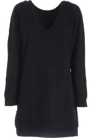 Karl Lagerfeld Short Dresses, female, , M, Back V-Neck Logo Sweat Dress