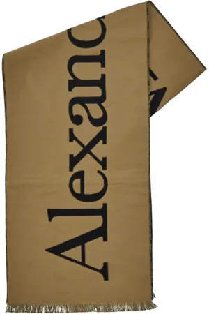 Alexander McQueen Classic Logo Scarf, Timeless Design