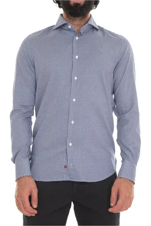 Carrel Casual Shirts, male, , 2XL, Checkered Casual Shirt with Matching Clutch