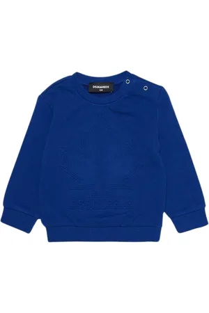 Dsquared2 Sweatshirts, unisex, , 3 Y, Logo Embossed Crewneck Sweatshirt