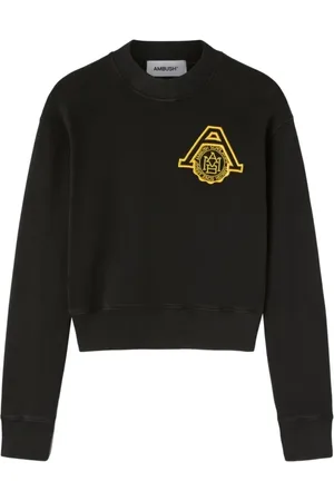 AMBUSH Sweatshirts, female, , L, Cropped Jumper with Scholarship Design