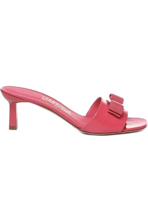 Salvatore Ferragamo Heeled Mules, female, , 3 1/2 UK, Patent Leather Heeled Mules