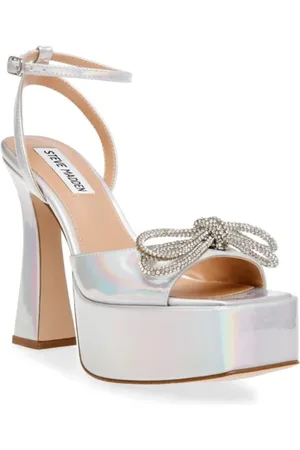 Steve Madden Holographic Bow High Heel Sandals