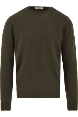 FILIPPO DE LAURENTIIS Round-neck Knitwear, male, , XL, Military Jumpers Unisex Model Gc1Ml Ca12R 570