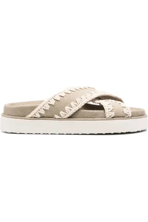 Mou Sliders, female, , 3 UK, Criss Cross Bio Sandals