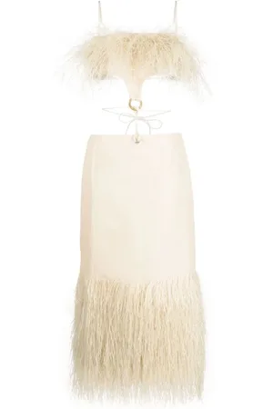 Jacquemus Fringed Dress with Cut-Out Detail