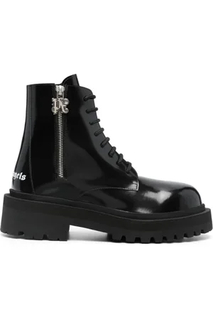 Palm Angels Lace-up Boots, female, , 3 UK, Leather Combat Boots