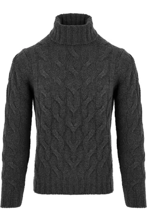 FILIPPO DE LAURENTIIS Turtlenecks, male, , L, Y28822 035 Grey Turtleneck for Men