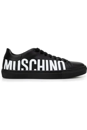 Moschino Sneakers, male, , 8 UK, Trainers with Pinafore Metal