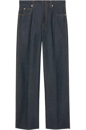 Gucci Wide Jeans, male, , W28, Midnight Wide-Leg Jeans