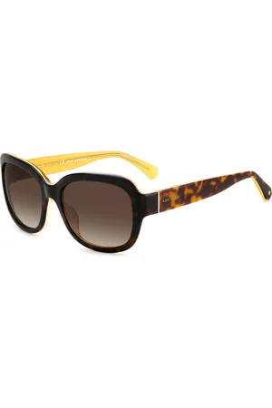 Kate Spade Sunglasses, female, , 55 MM, Havana Yellow/ Shaded Sunglasses Layne/S