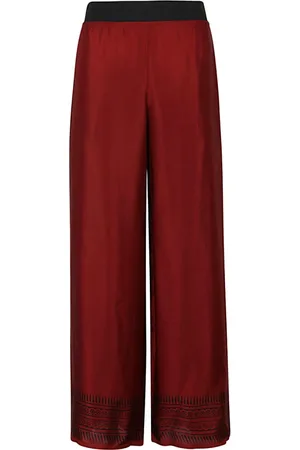 OBIDI Wide Trousers, female, , S, Bordeaux Wide Leg Trousers