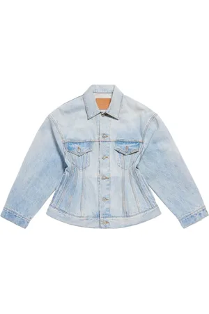 Balenciaga Clear Hourglass Denim Jacket