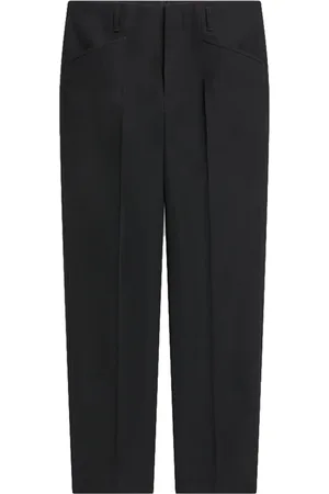 DRIES VAN NOTEN Straight Trousers, male, , L, Wool Tailored Trousers
