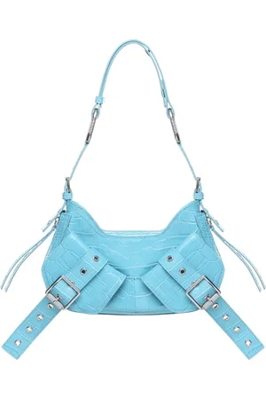 BIASIA Shoulder Bags, female, , ONE SIZE, Turquoise Shoulder Bag with Strap Detail