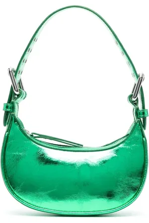 By Far Metallic-Effect Tote Bag