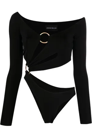 Louisa Ballou Body, female, , M, Asymmetric Jersey Top