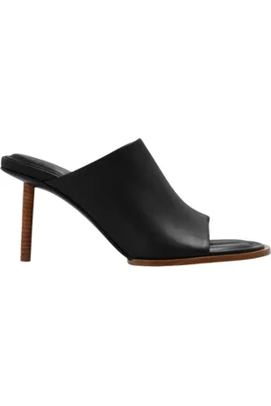 Jacquemus Heeled Mules, female, , 6 UK, Rond Carre Heeled Mules