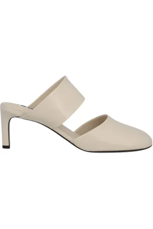 Jil Sander Heeled Mules, female, , 7 UK, Leather Heeled Mules
