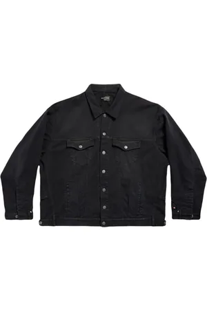 Balenciaga Casual Shirts, male, , S, Deconstructed Denim Jacket