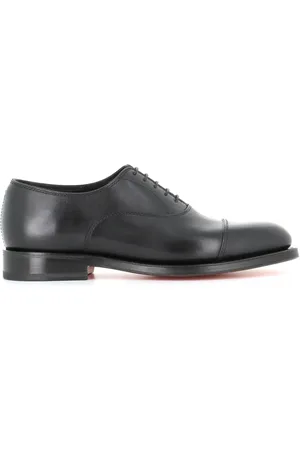 santoni Business Shoes, male, , 11 UK, Oxford Flat Shoes