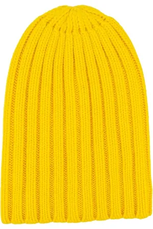 LANEUS Beanies, female, , ONE SIZE, Ribbed Cashmere Unisex Hat