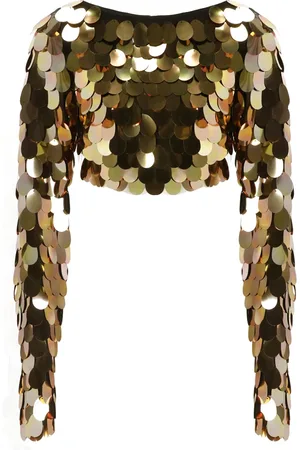 Ilkyaz Ozel Long Sleeve Tops, female, , XS, THE NEW Arrivals BY Ilkyaz Ozel Top Golden