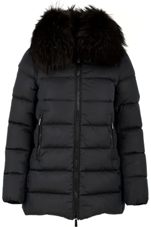 MOORER Down Jackets, female, , 2XS, Quilted Boudin Jacket with Zip Pockets