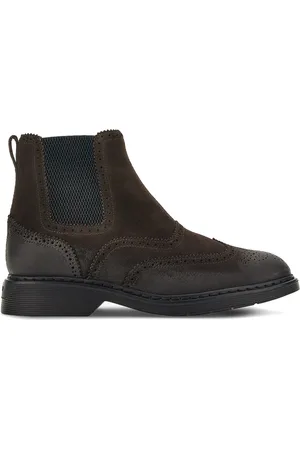 Hogan Vintage Style Suede Ankle Boot