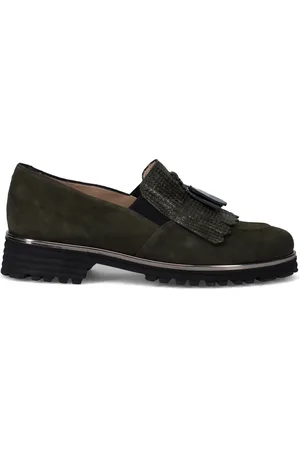 SANGIORGIO Fringed Slip-On Trainers