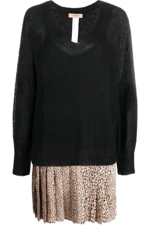 Twin-Set Short Dresses, female, , L, Knitted Mini Dress