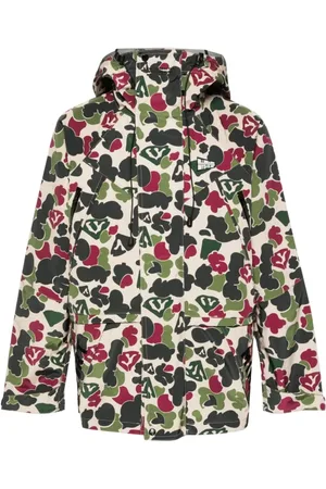 BILLIONAIRE Winter Jackets, male, , M, Camouflage Hooded Coat