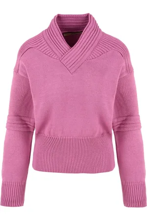 AKEP V-neck Knitwear, female, , XS, Fuchsia Jumper for Women