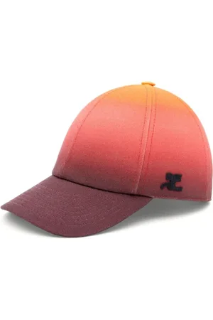 Courrèges Caps, female, , M, Gradient Cotton Cap