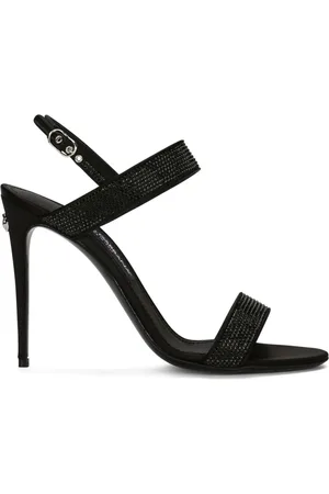 Dolce & Gabbana High Heel Sandals, female, , 3 UK, Crystal Embellished High Heel Sandals