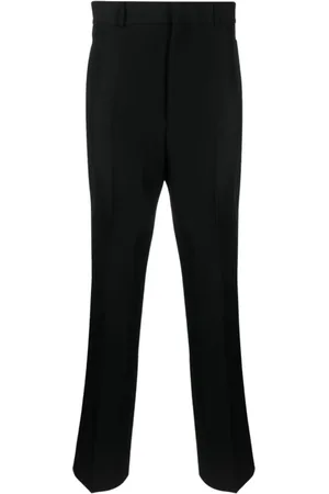 Palm Angels Sweatpants, male, , S, Stripe-Detail Cotton Tailored Trousers