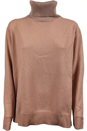 Fabiana Filippi Turtleneck with High Neck and Side Slits