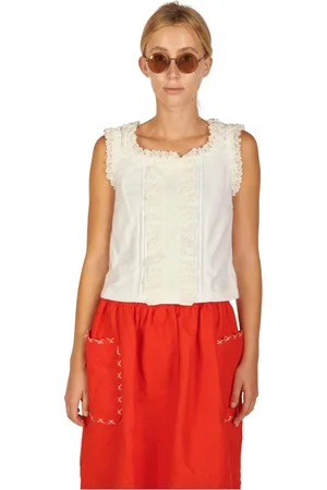 Comme des Garçons Cotton Ruffle Top