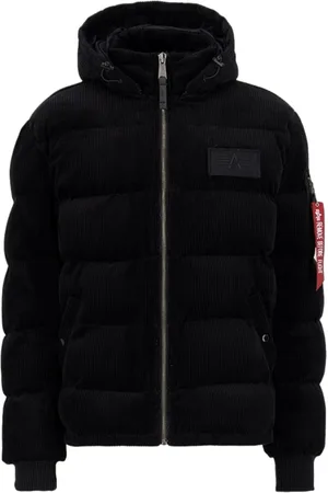 Alpha Industries Down Jackets, male, , M, Men Puffer Cord Jacket
